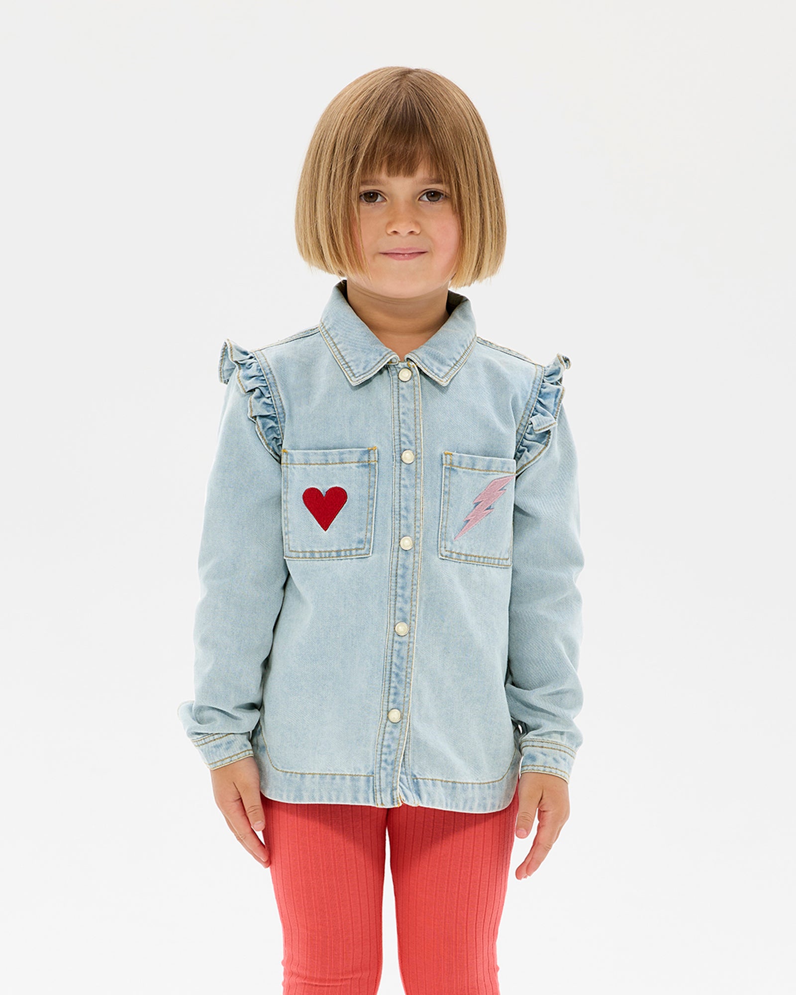 WILD AT HEART DENIM FERN SHIRT