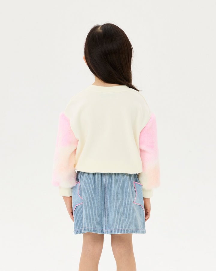 FUZZY STAR TESSA SWEATSHIRT