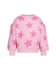 PINK STAR FUNKY FRINGE SWEATSHIRT