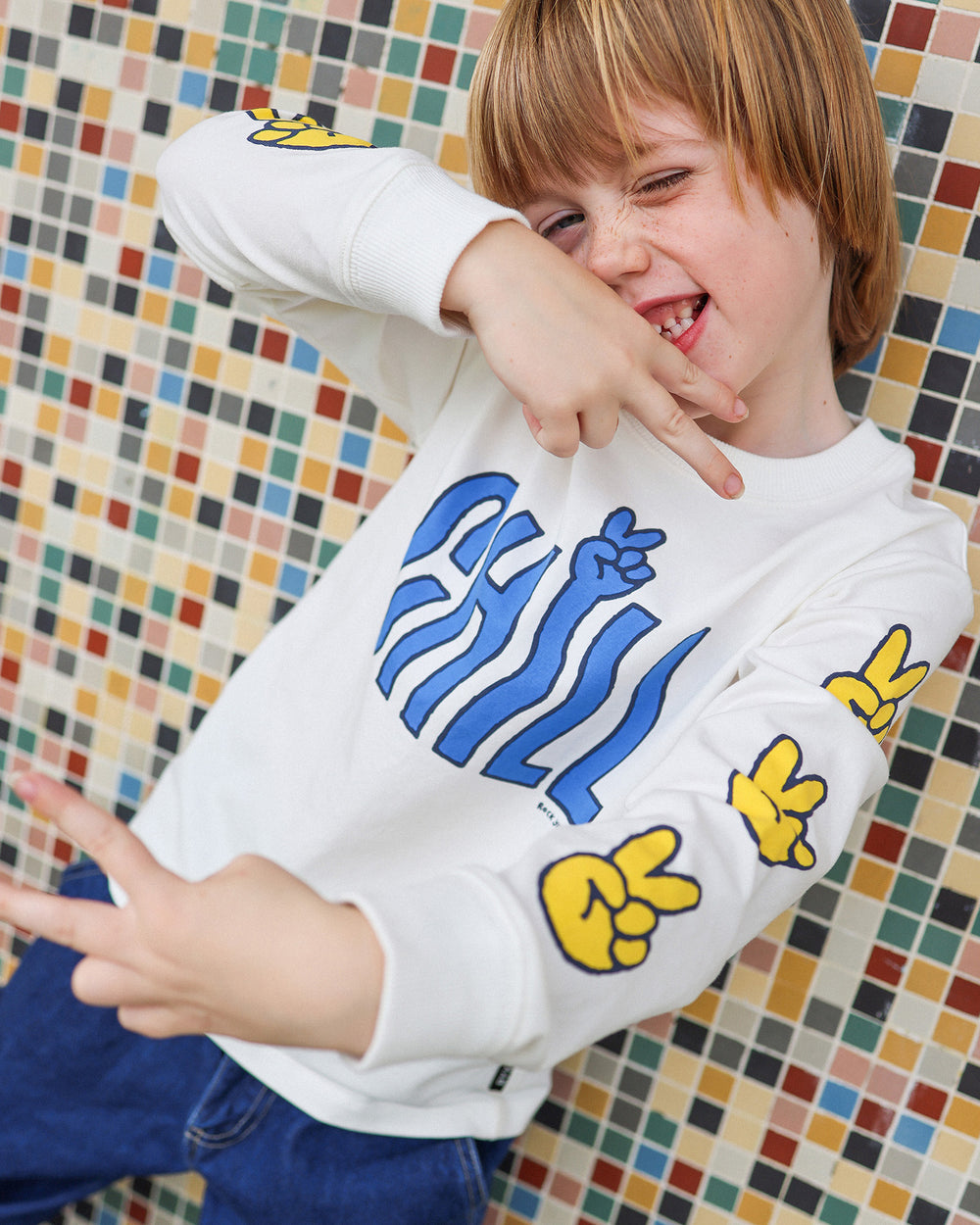 IT'S ALL CHILL DAVID LONG SLEEVE T-SHIRT | Rock Your Baby