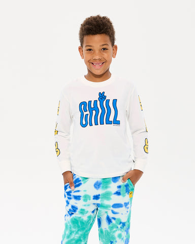 IT'S ALL CHILL DAVID LONG SLEEVE T-SHIRT