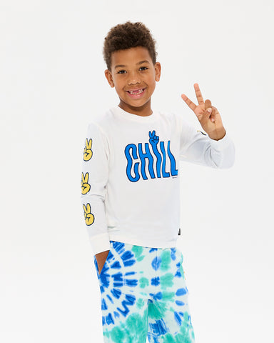 IT'S ALL CHILL DAVID LONG SLEEVE T-SHIRT