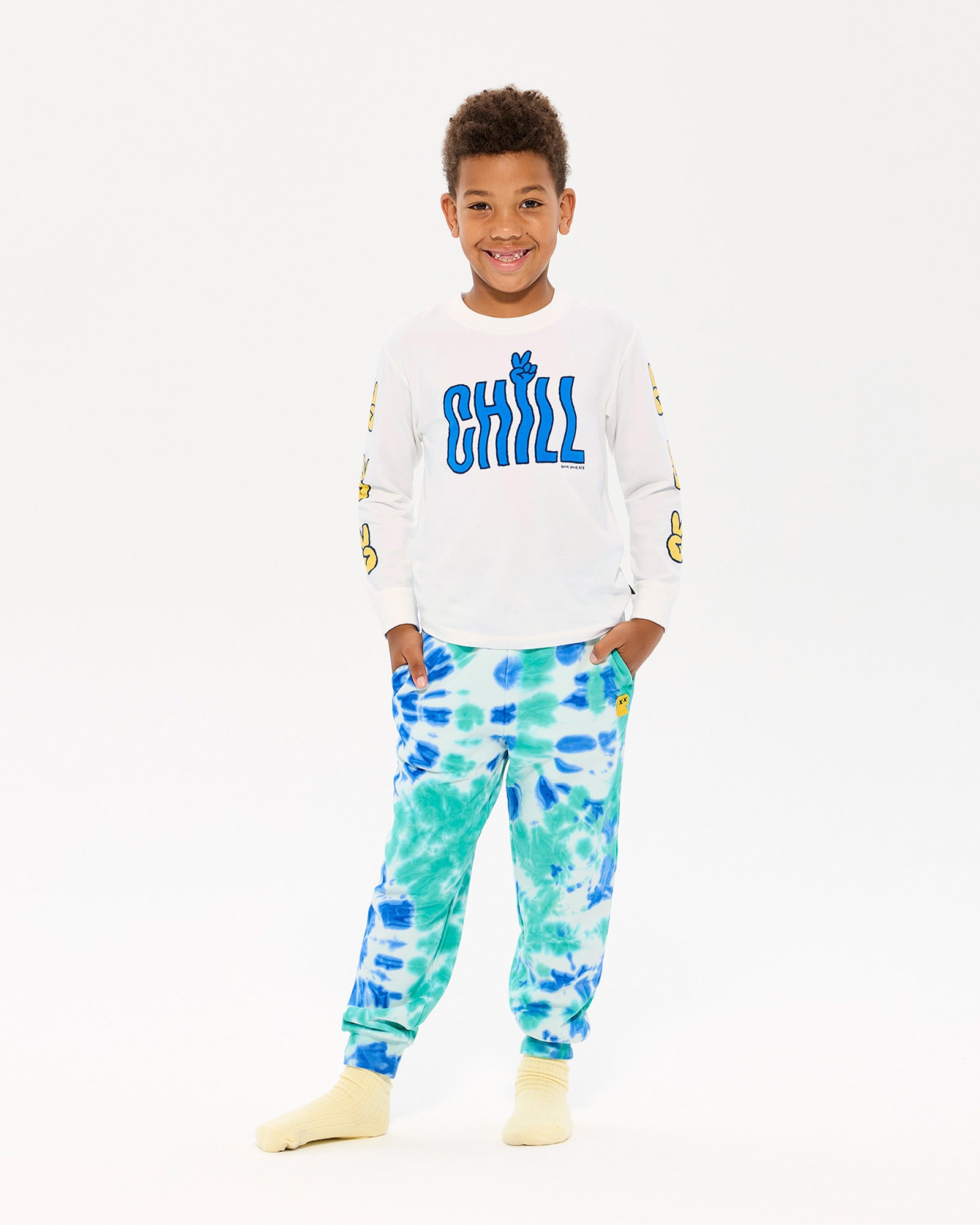 IT'S ALL CHILL DAVID LONG SLEEVE T-SHIRT
