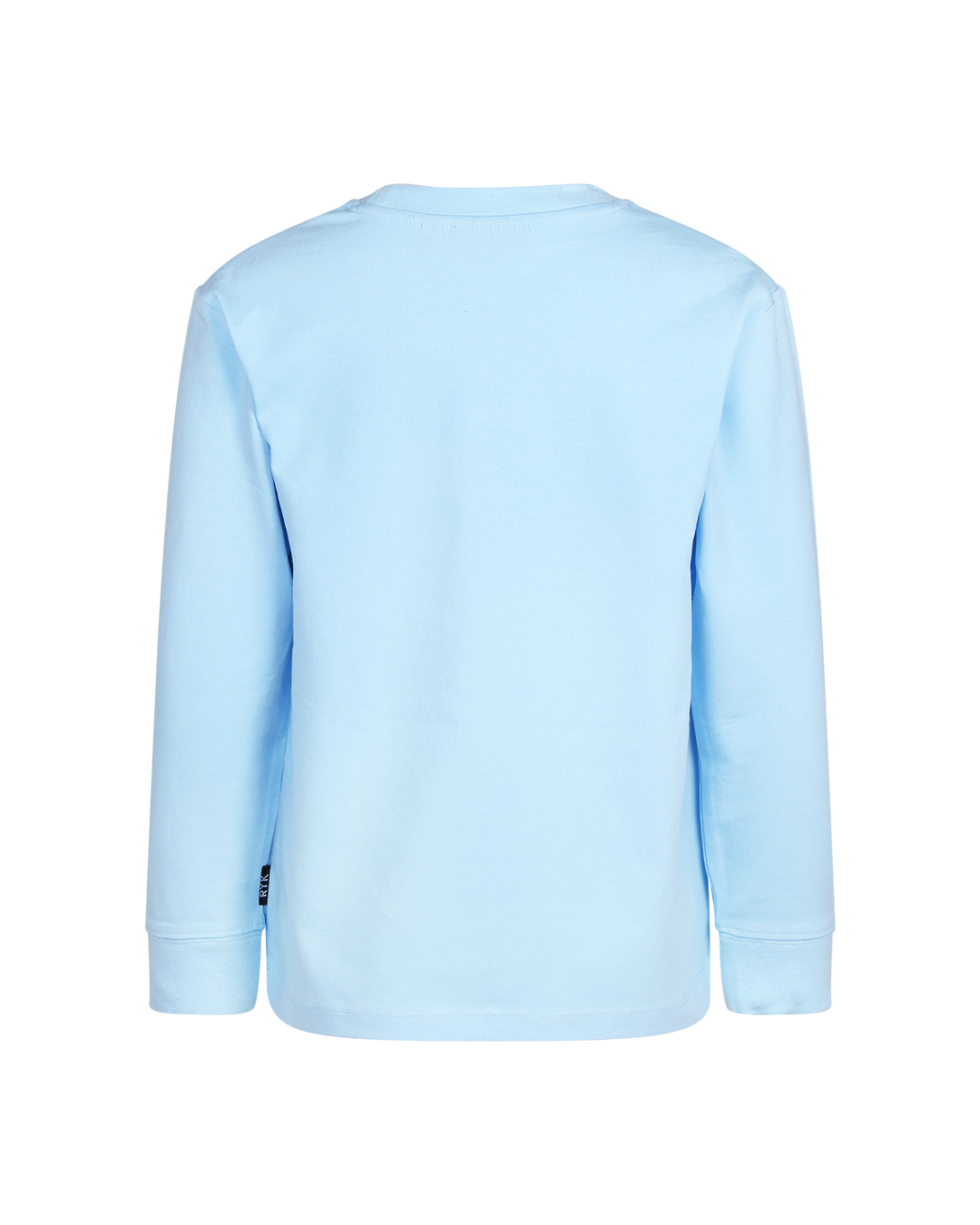 CHILL OUT DAVID LONG SLEEVE T-SHIRT IN LIGHT BLUE