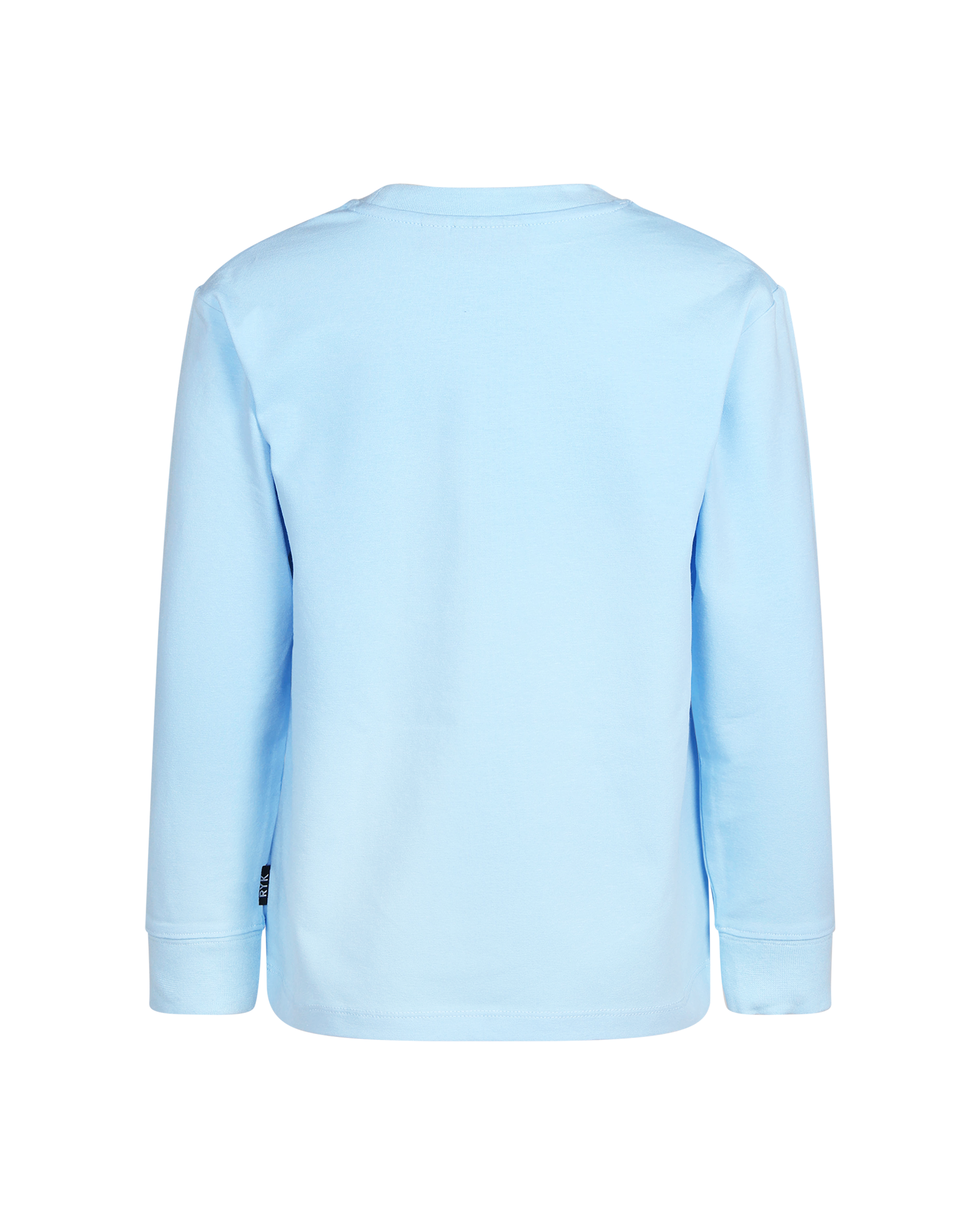 CHILL OUT DAVID LONG SLEEVE T-SHIRT IN LIGHT BLUE
