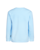 CHILL OUT DAVID LONG SLEEVE T-SHIRT IN LIGHT BLUE