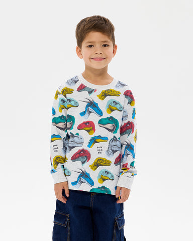 DINO SK8 DAVID LONG SLEEVE T-SHIRT