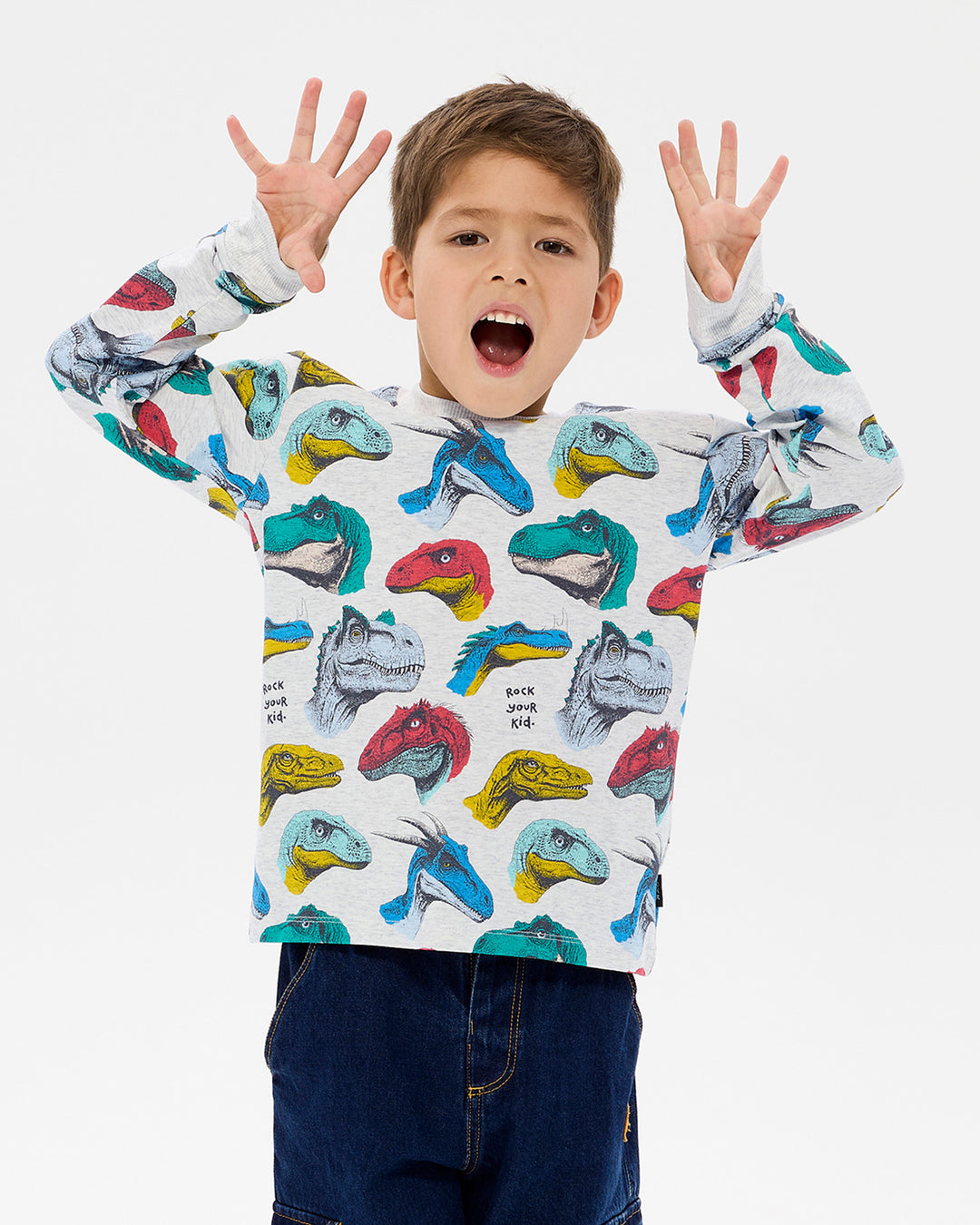 DINO SK8 DAVID LONG SLEEVE T-SHIRT | Rock Your Baby
