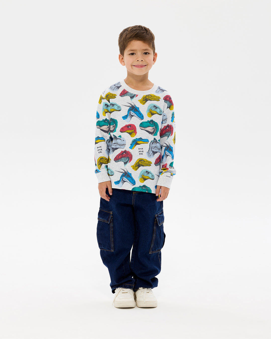 DINO SK8 DAVID LONG SLEEVE T-SHIRT