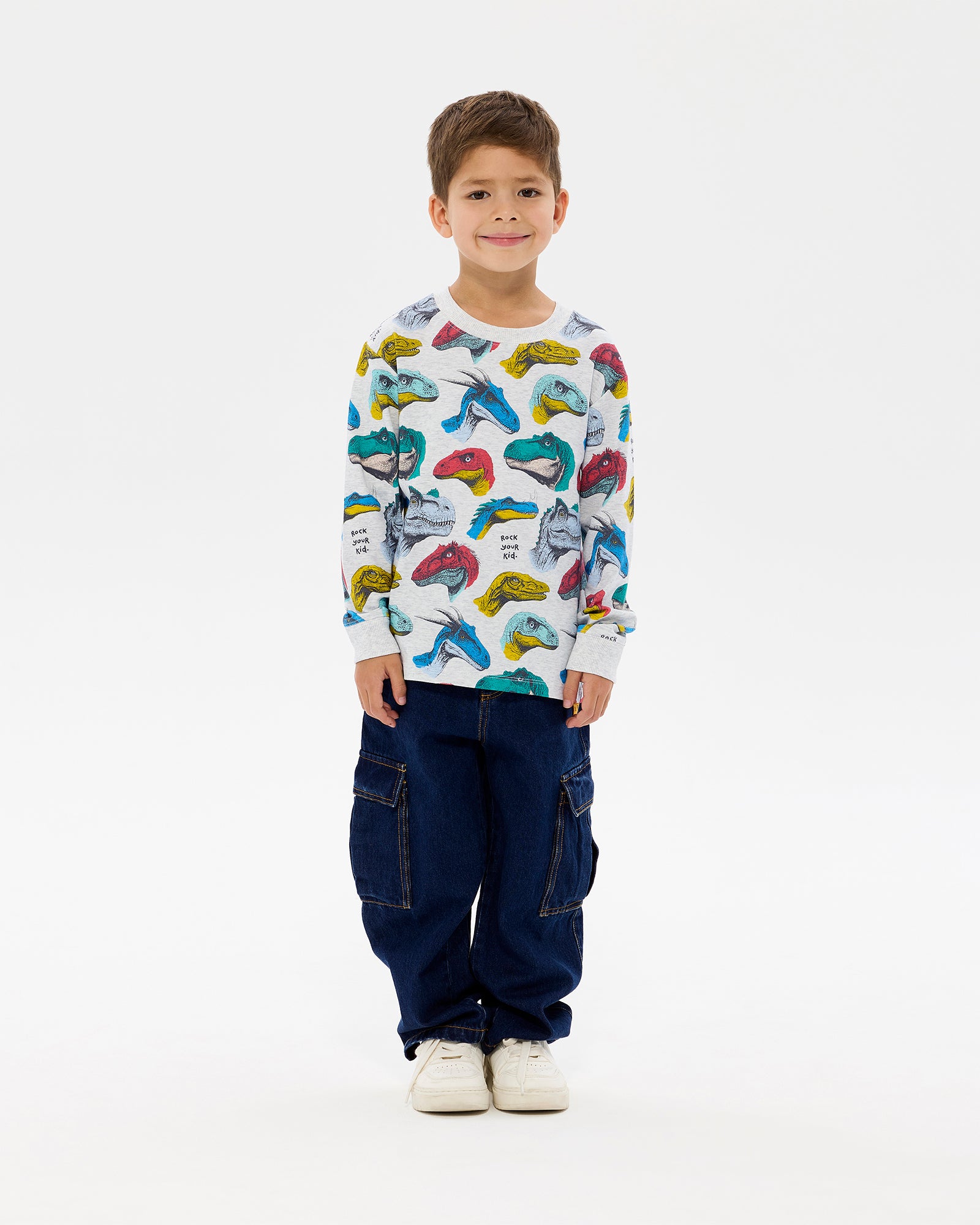 DINO SK8 DAVID LONG SLEEVE T-SHIRT