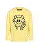 CHILL OUT DAVID LONG SLEEVE T-SHIRT IN YELLOW