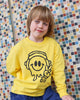 CHILL OUT DAVID LONG SLEEVE T-SHIRT IN YELLOW