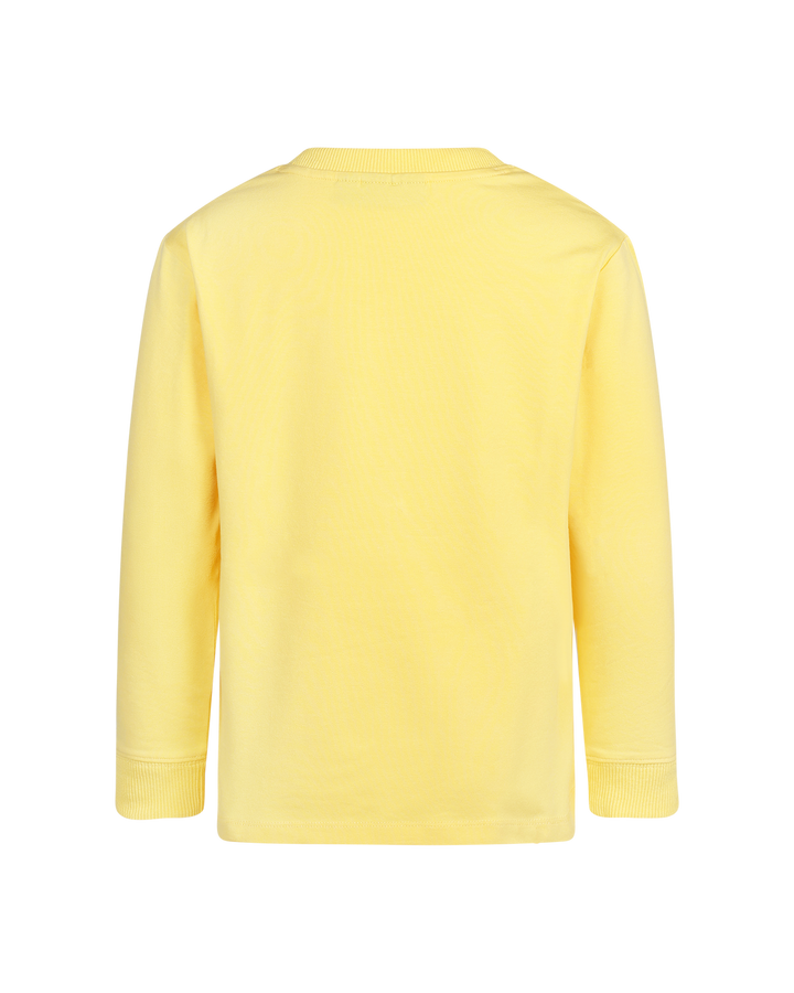 CHILL OUT DAVID LONG SLEEVE T-SHIRT IN YELLOW