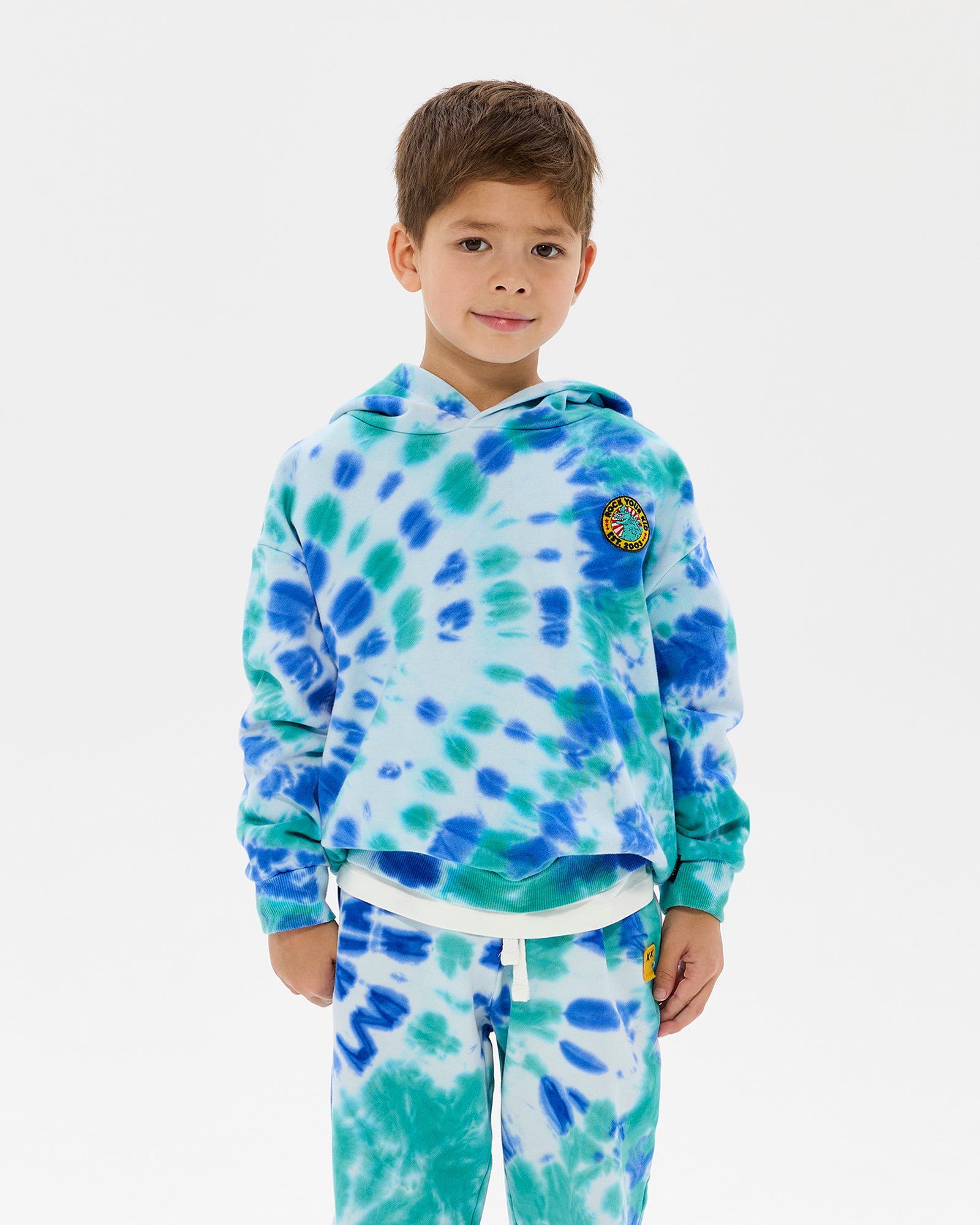 ZILLA SK8 TIE DYE REN HOODIE