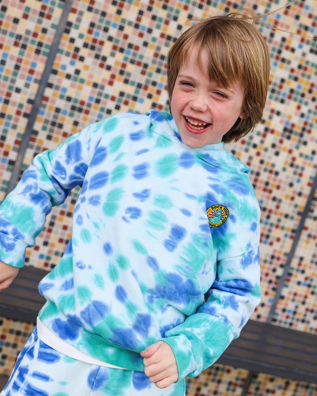 ZILLA SK8 TIE DYE REN HOODIE | Rock Your Baby