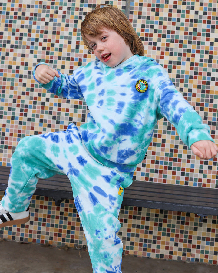 ZILLA SK8 TIE DYE REN HOODIE