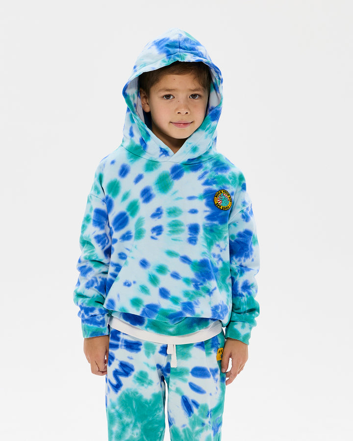 ZILLA SK8 TIE DYE REN HOODIE