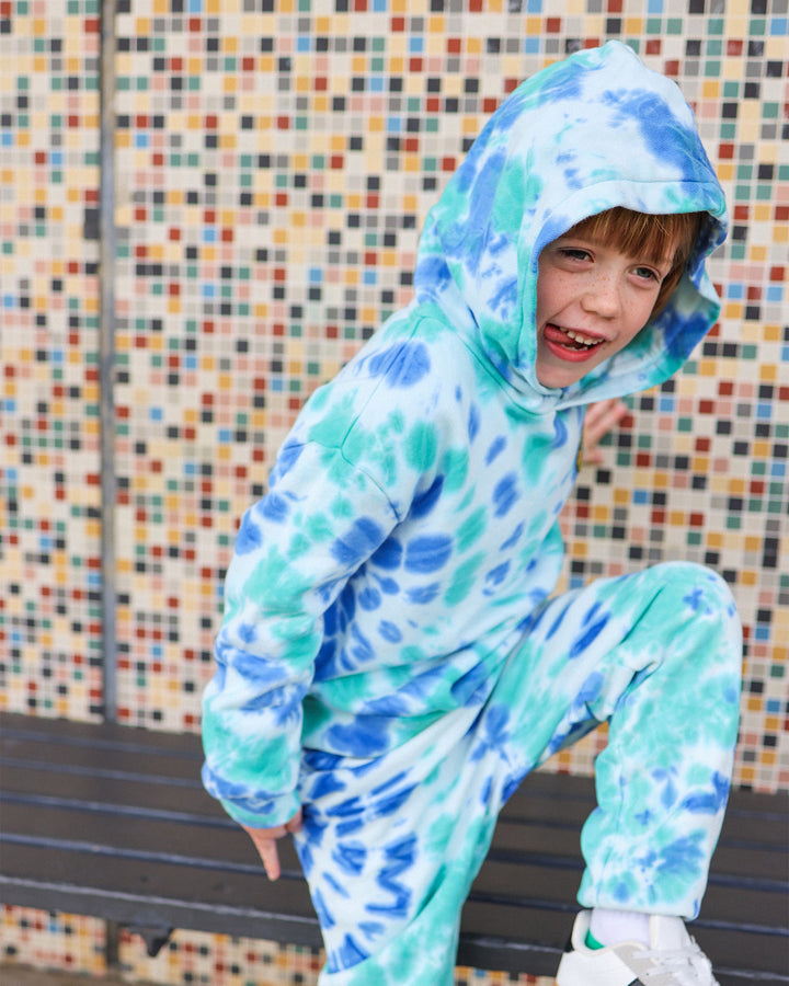 ZILLA SK8 TIE DYE REN HOODIE