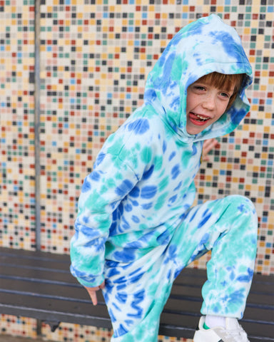 ZILLA SK8 TIE DYE REN HOODIE