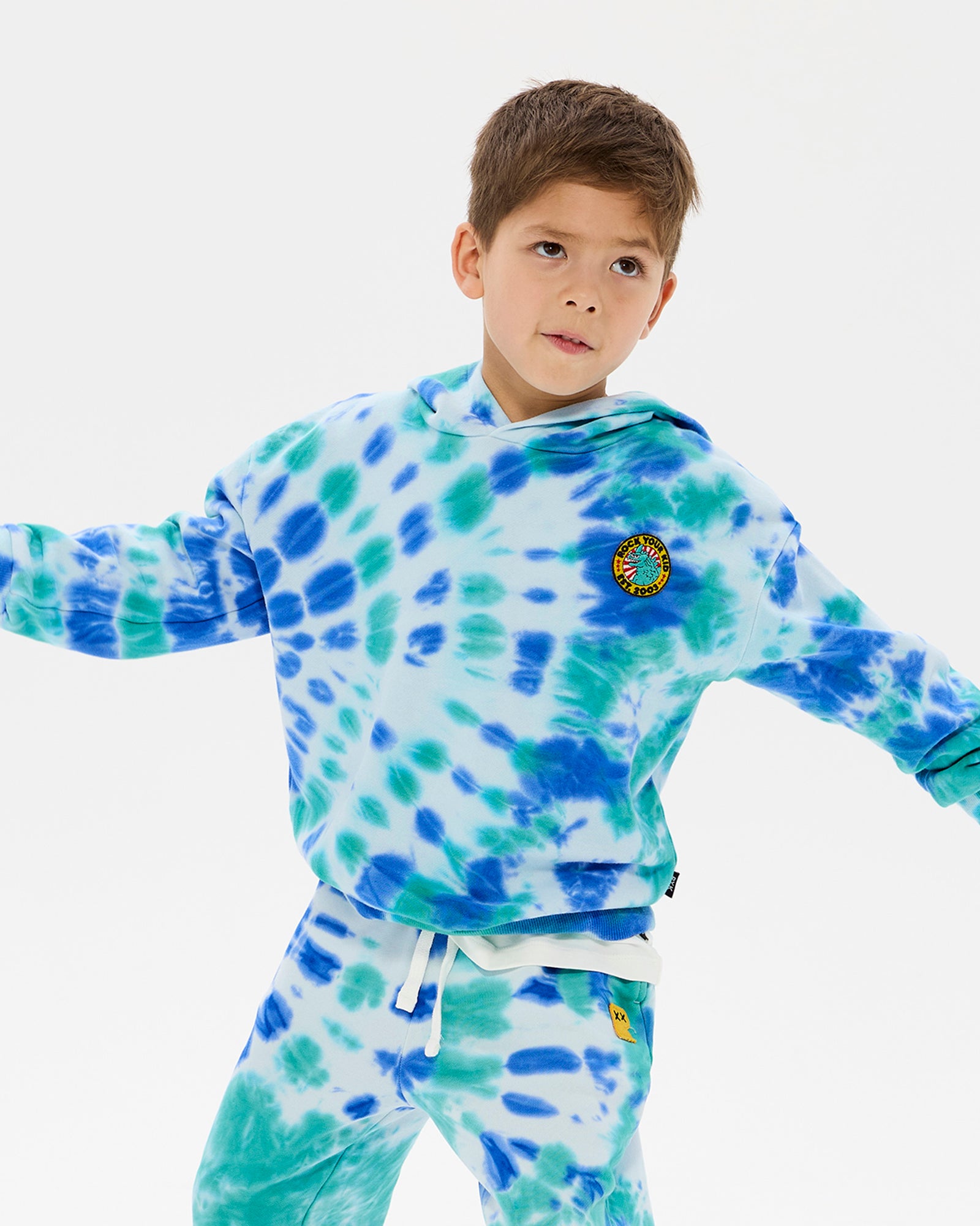ZILLA SK8 TIE DYE REN HOODIE