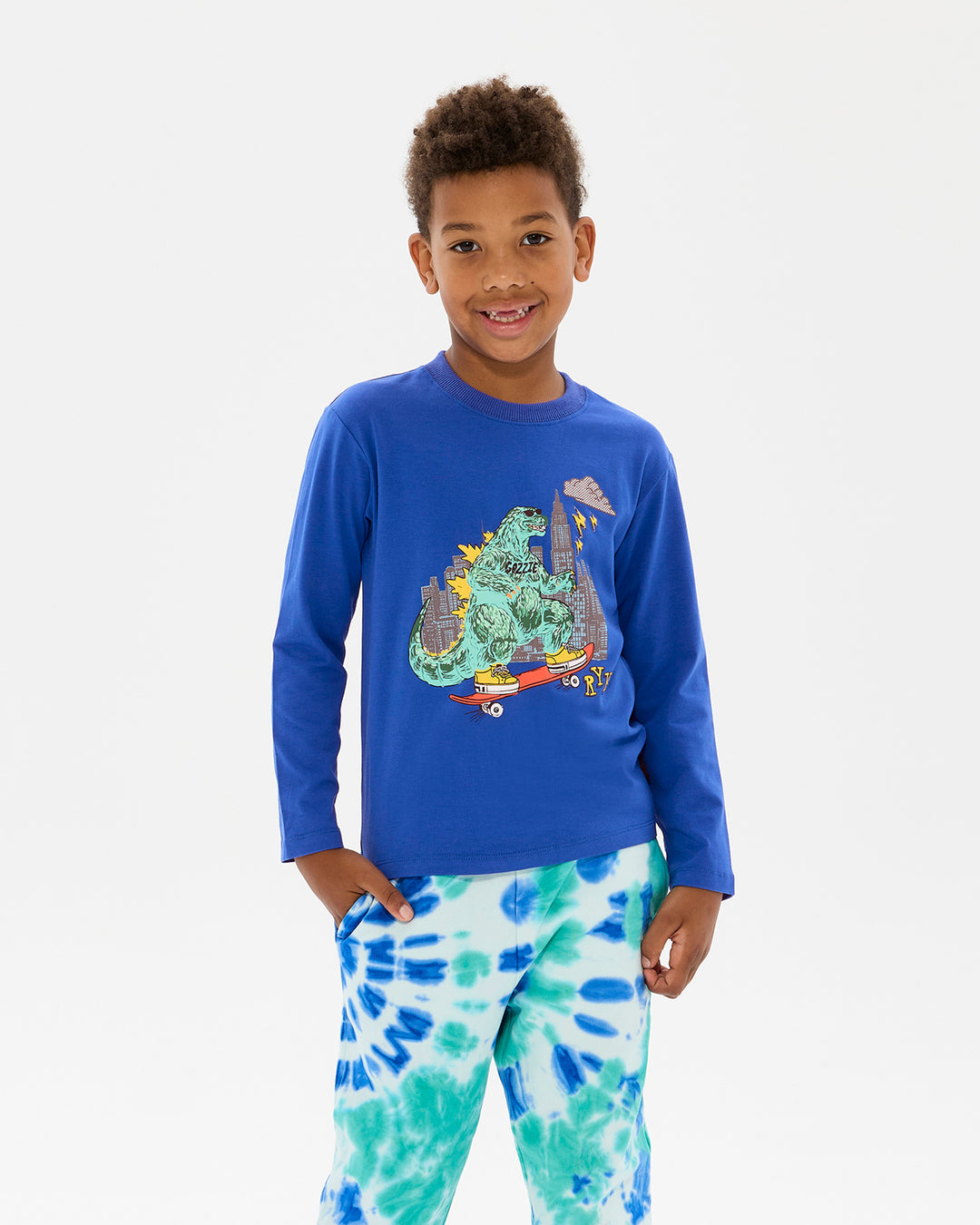 ZILLA SK8 MAX LONG SLEEVE T-SHIRT | Rock Your Baby