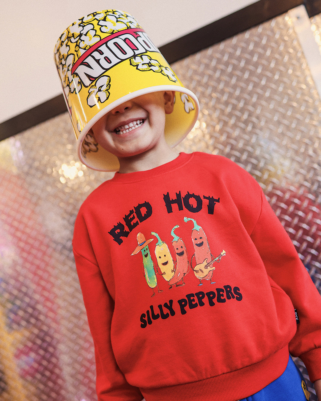 BILLY SWEATER IN FIERY RED