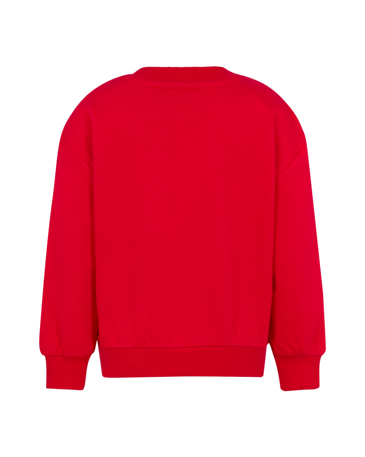 BILLY SWEATER IN FIERY RED