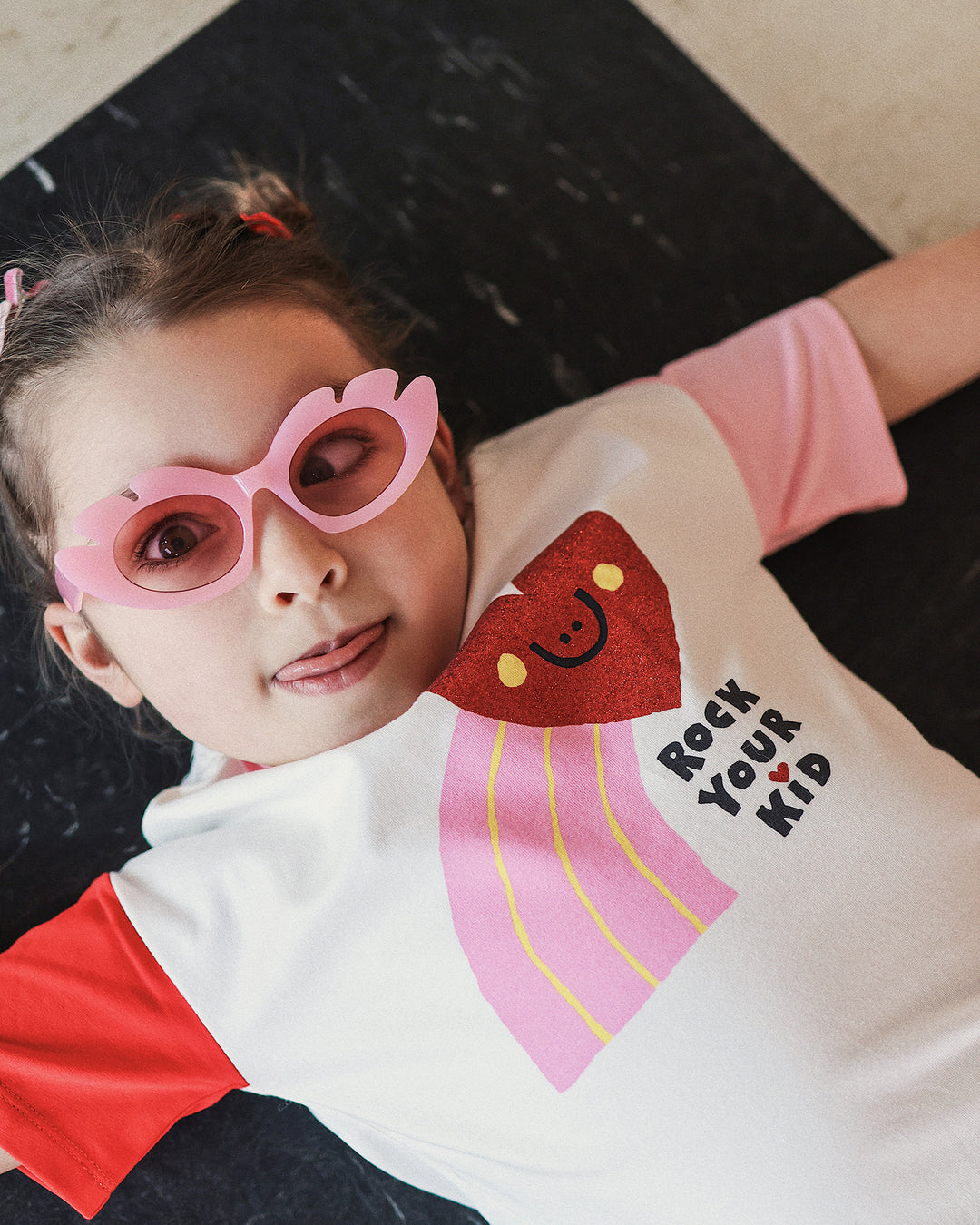 TINA TEE IN STRAWBERRY CREAM