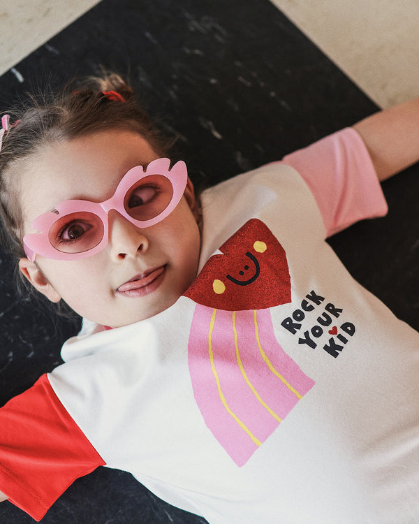 TINA TEE IN STRAWBERRY CREAM