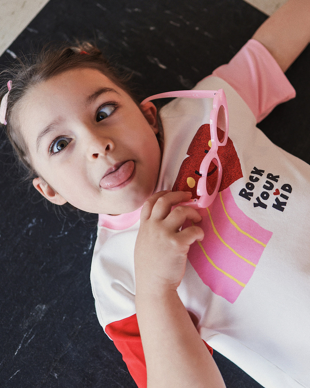 TINA TEE IN STRAWBERRY CREAM