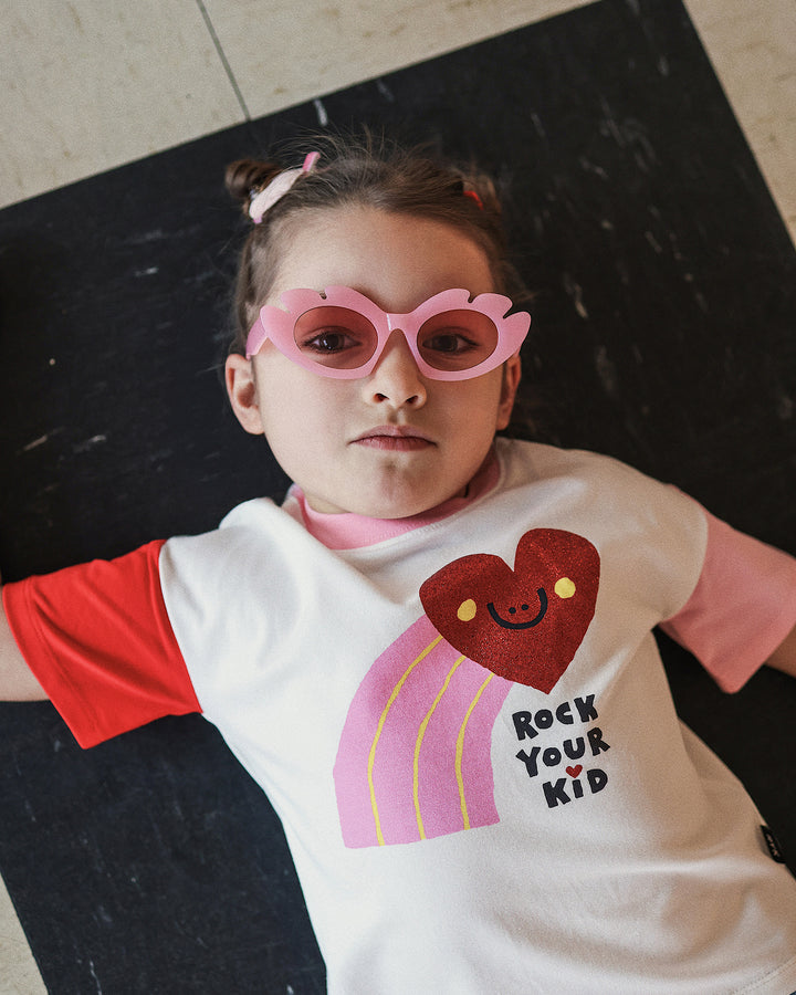 TINA TEE IN STRAWBERRY CREAM