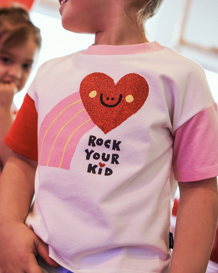 TINA TEE IN STRAWBERRY CREAM