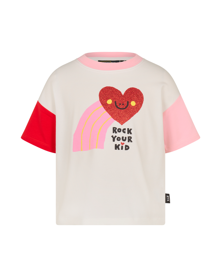 TINA TEE IN STRAWBERRY CREAM