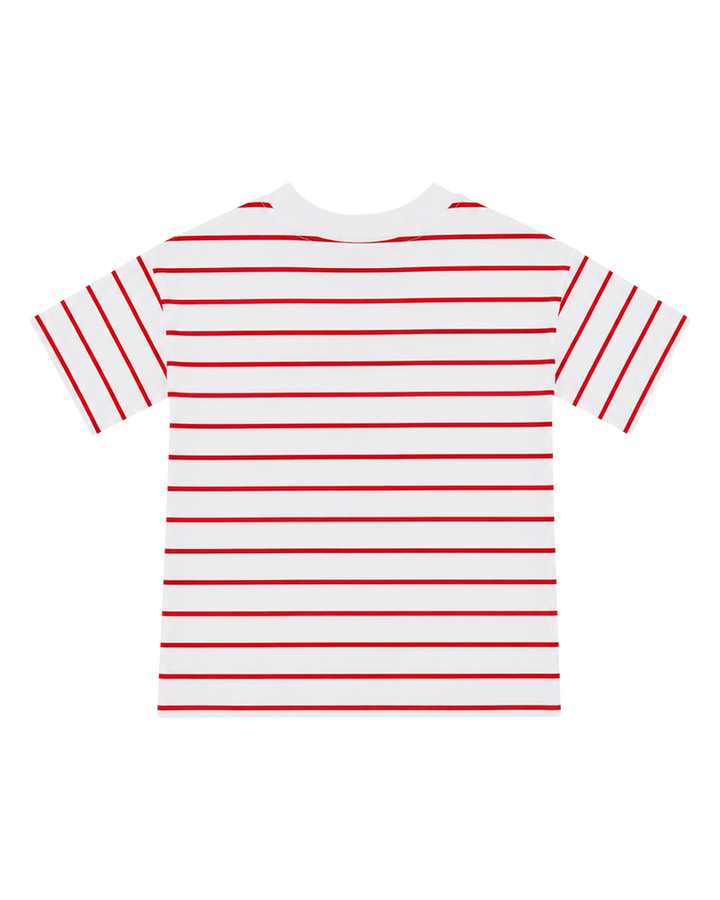 SUZIE TEE IN ROSE STRIPE