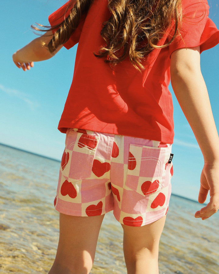 BONITA TEE IN HOLIDAY RED