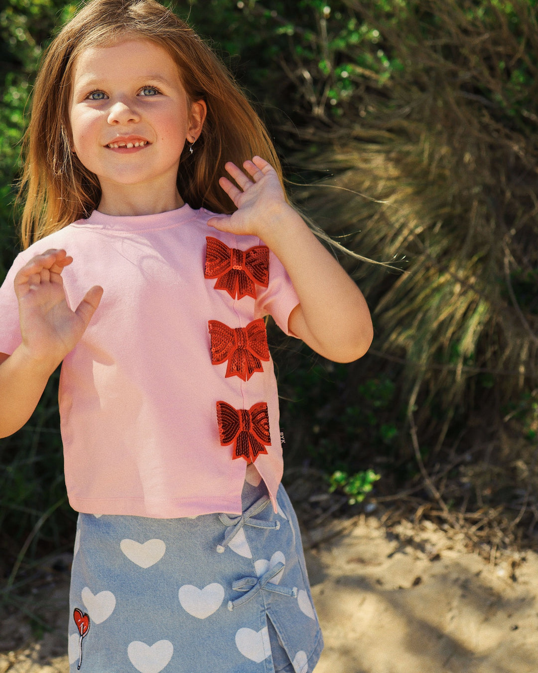 BONITA TEE IN SOFT PINK
