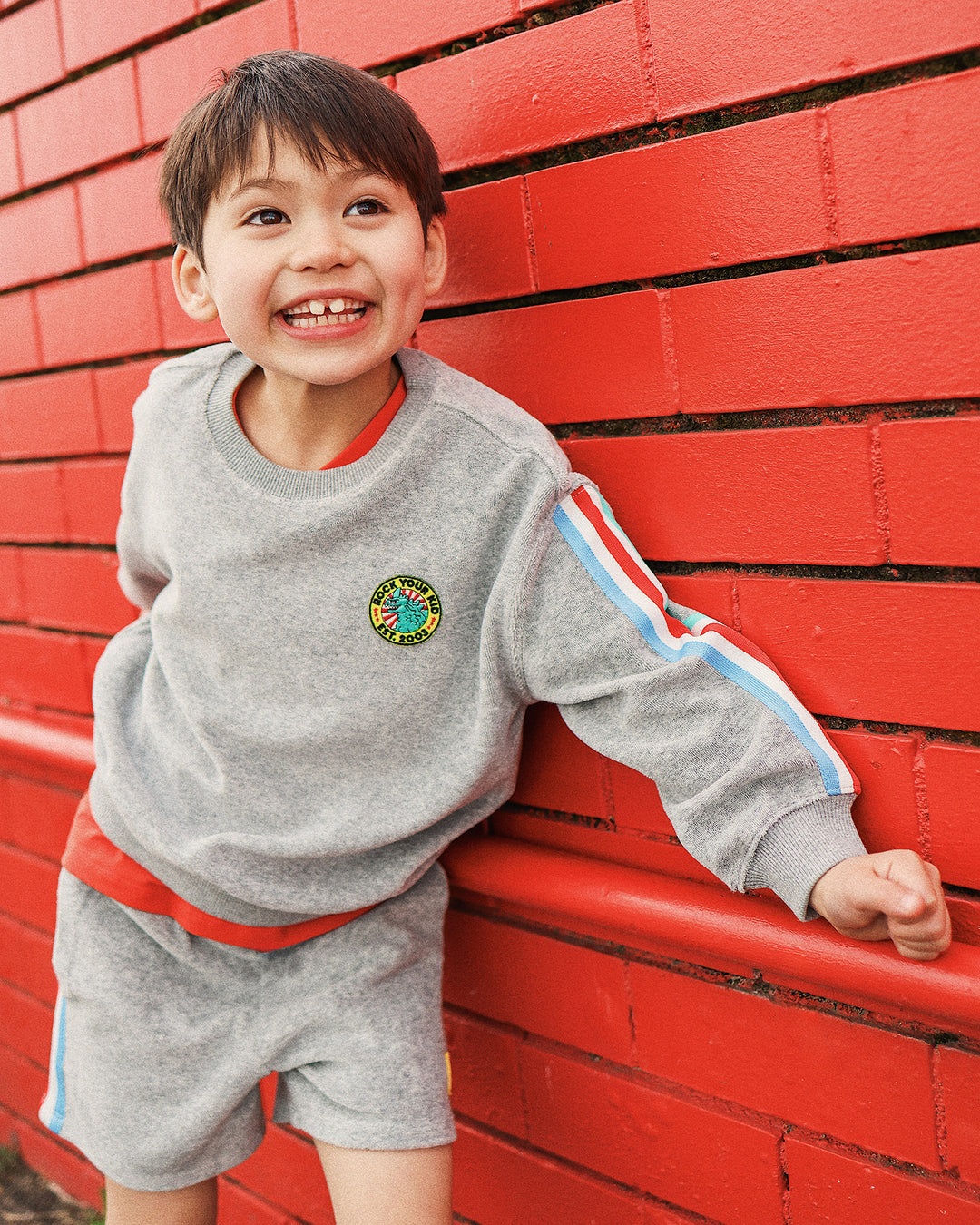 VINNIE SWEATER IN GREY MARLE