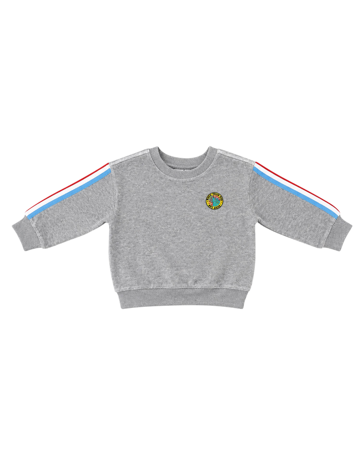 VINNIE SWEATER IN GREY MARLE