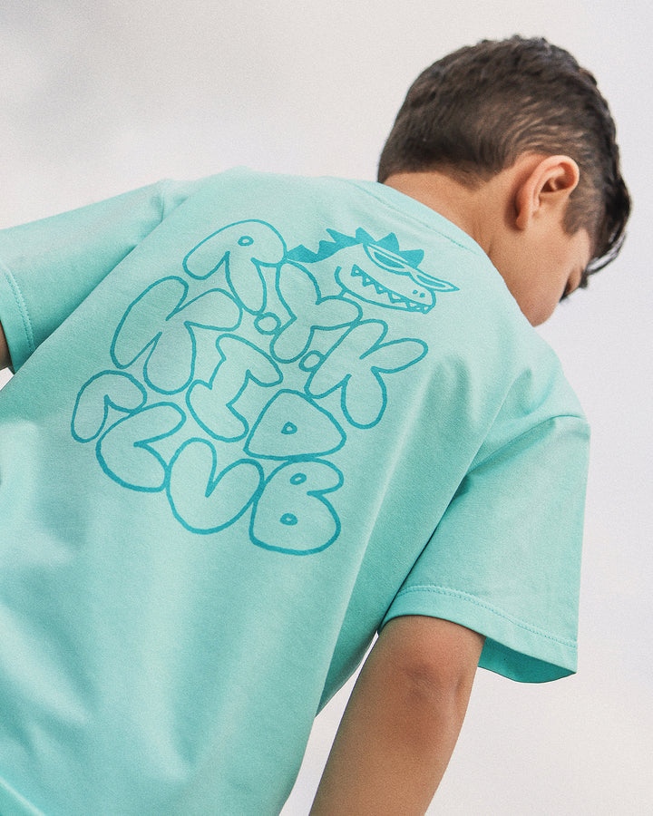 JET TEE IN AQUA SEA