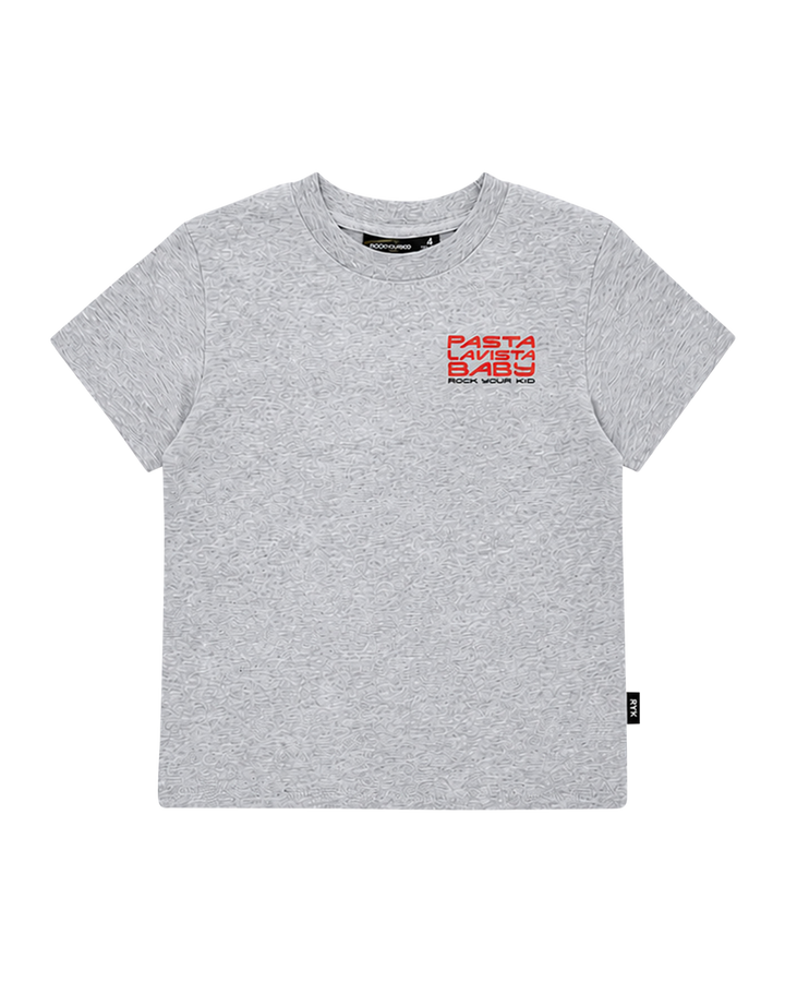 JET TEE IN GREY MARLE