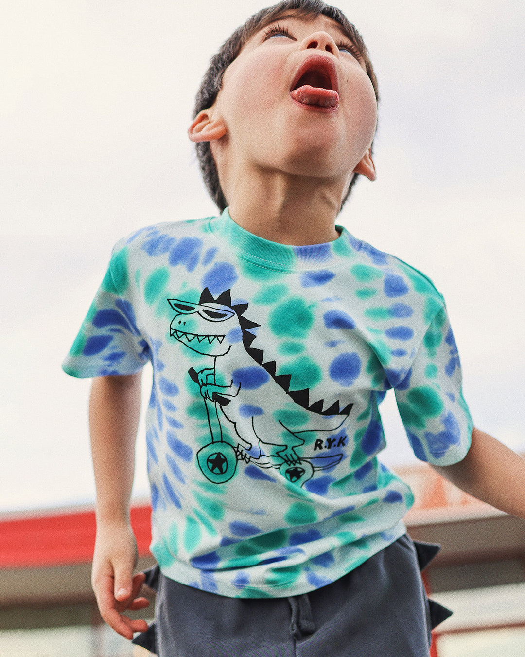 JET TEE IN TIE DYE