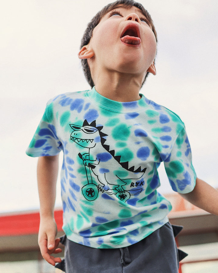 JET TEE IN TIE DYE