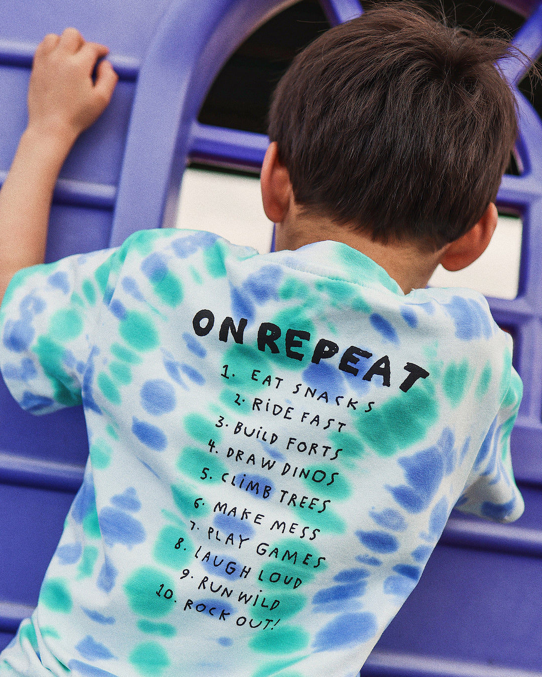 JET TEE IN TIE DYE