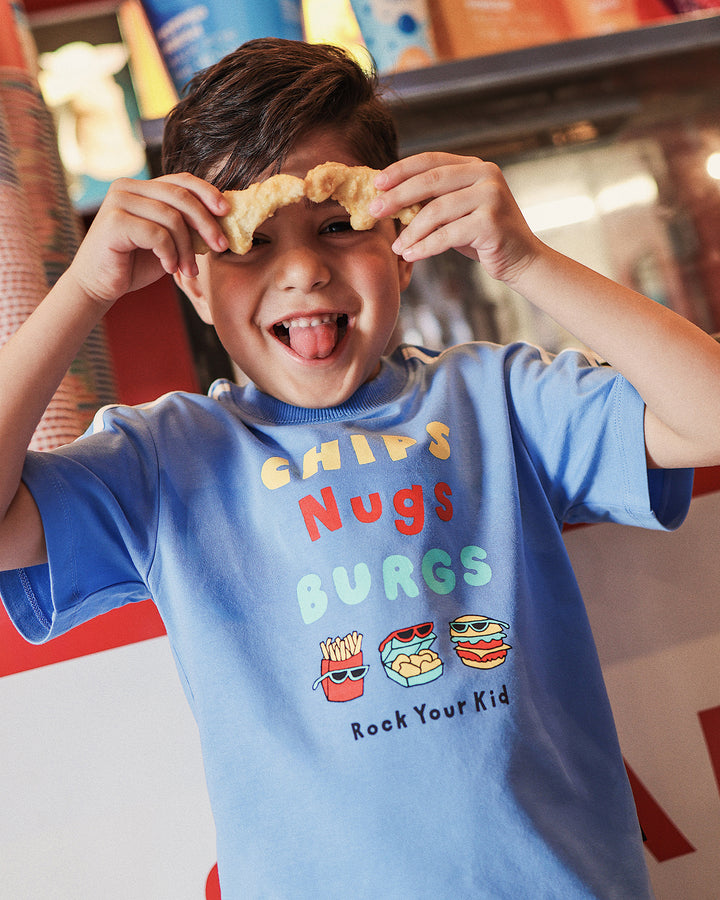 JOSH TEE IN COOL BLUE
