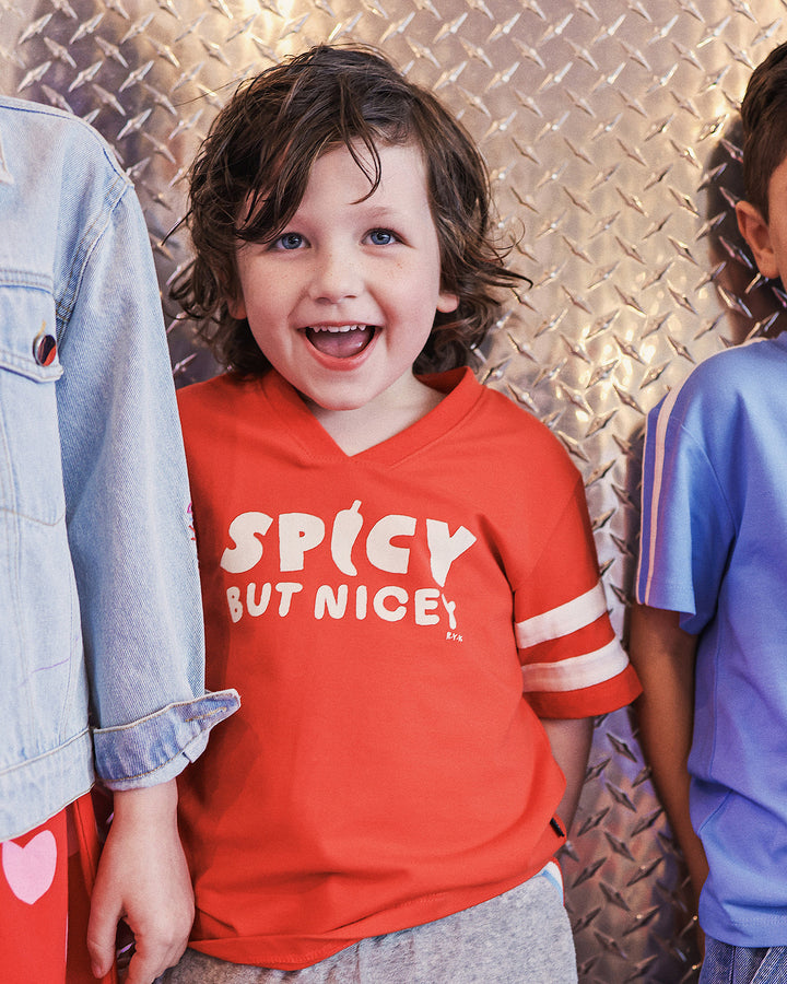 DONNIE TEE IN FIERY RED