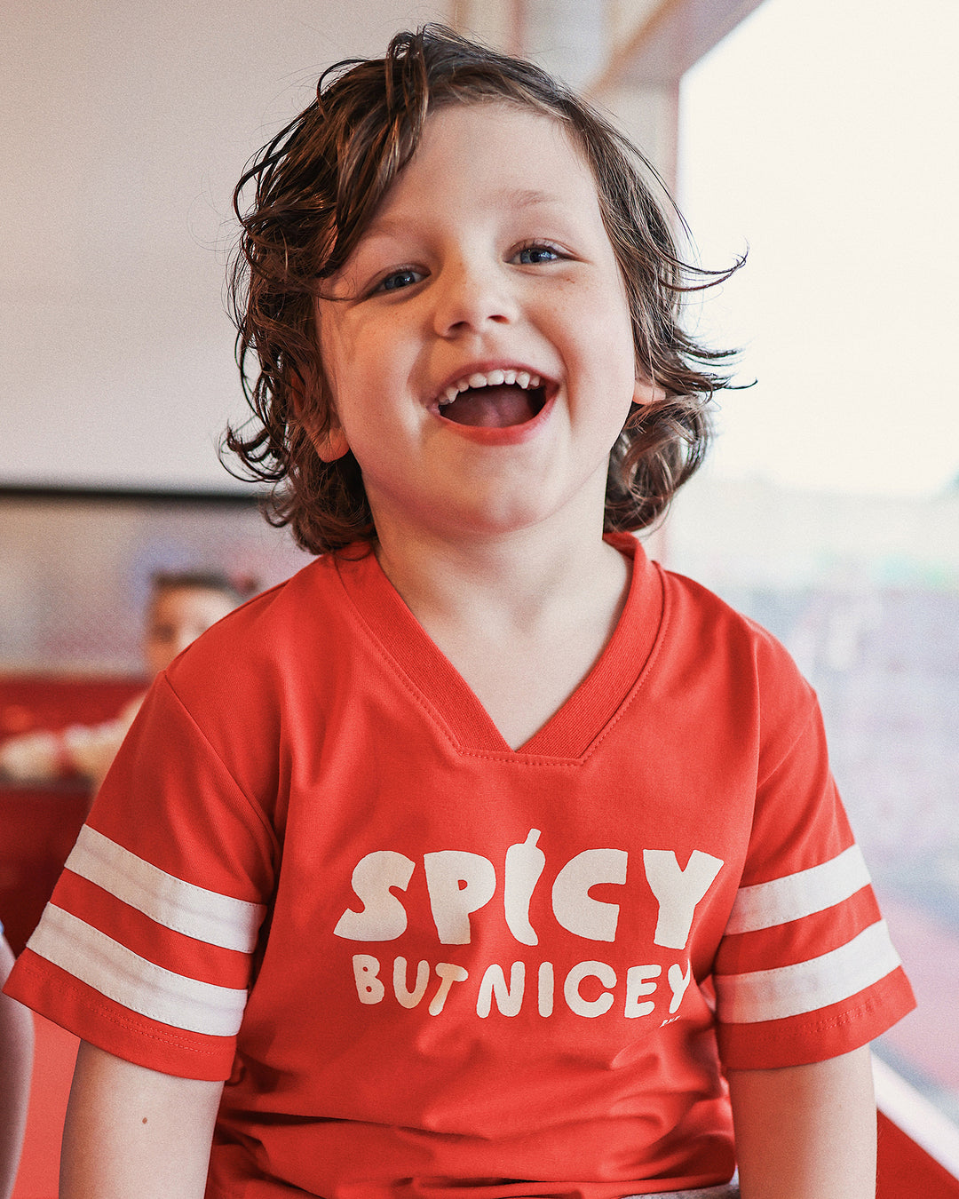 DONNIE TEE IN FIERY RED