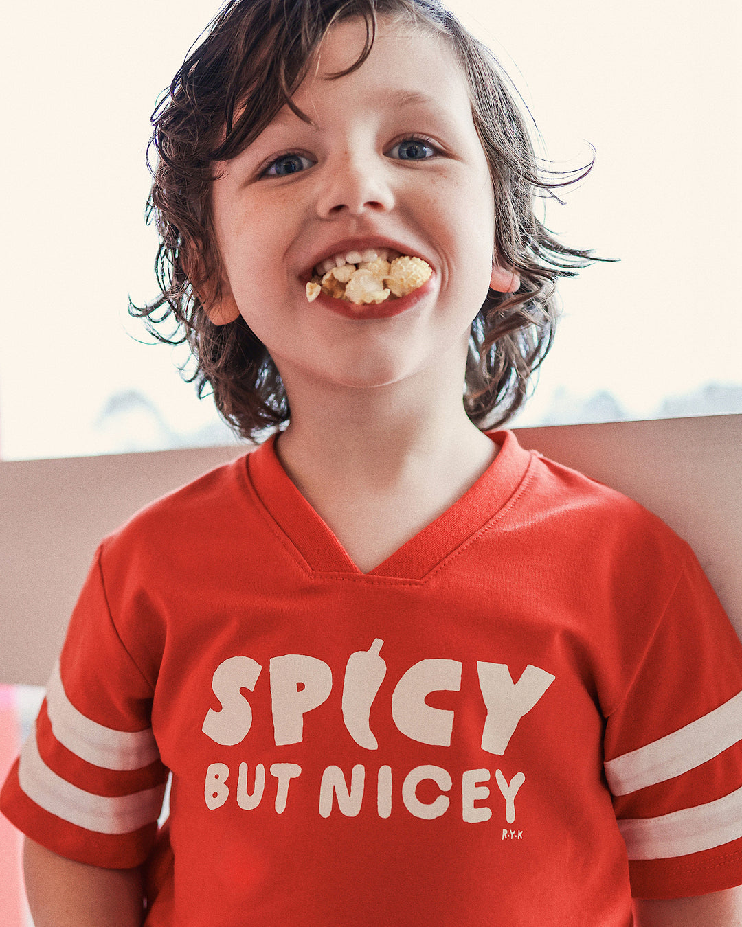 DONNIE TEE IN FIERY RED