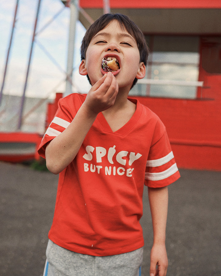 DONNIE TEE IN FIERY RED