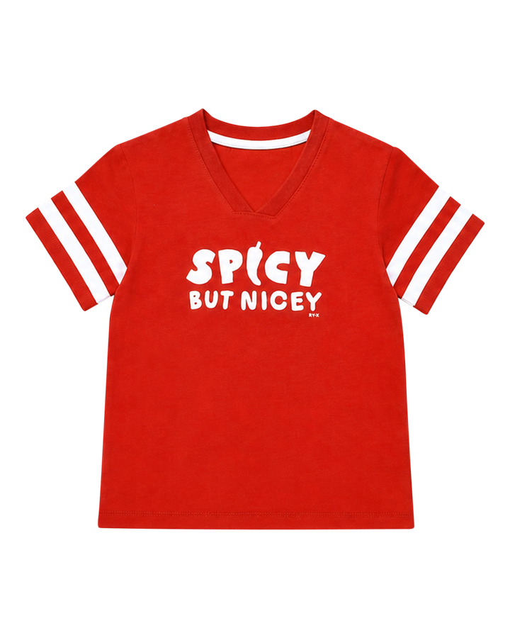 DONNIE TEE IN FIERY RED