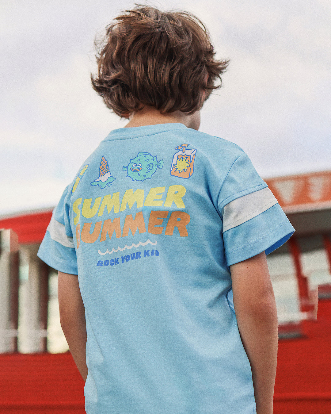 VANCE TEE IN BABY BLUE SUNRISE